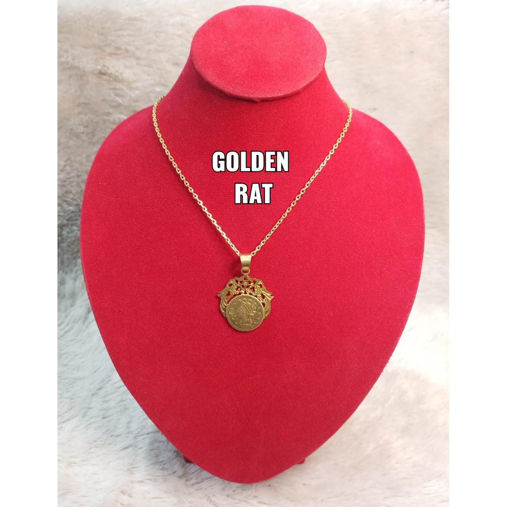 Kalung Golden Koin Kecil
