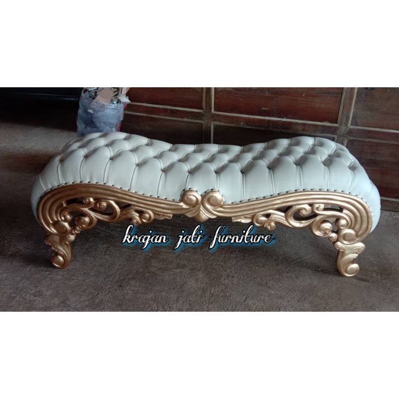 sofa lois ukir/sofa stool