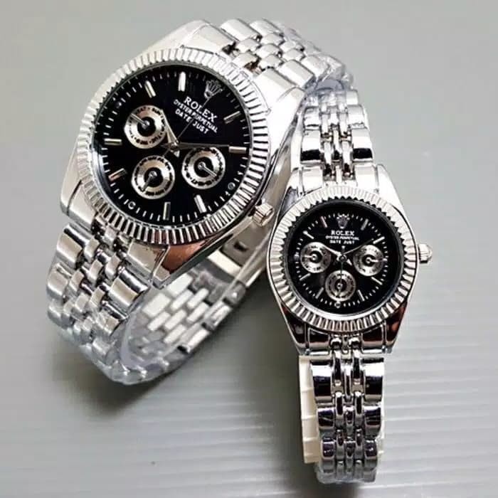 JAM TANGAN COUPLE ROLEX RANTAI ROLEX COUPLE RX004 Terbatas