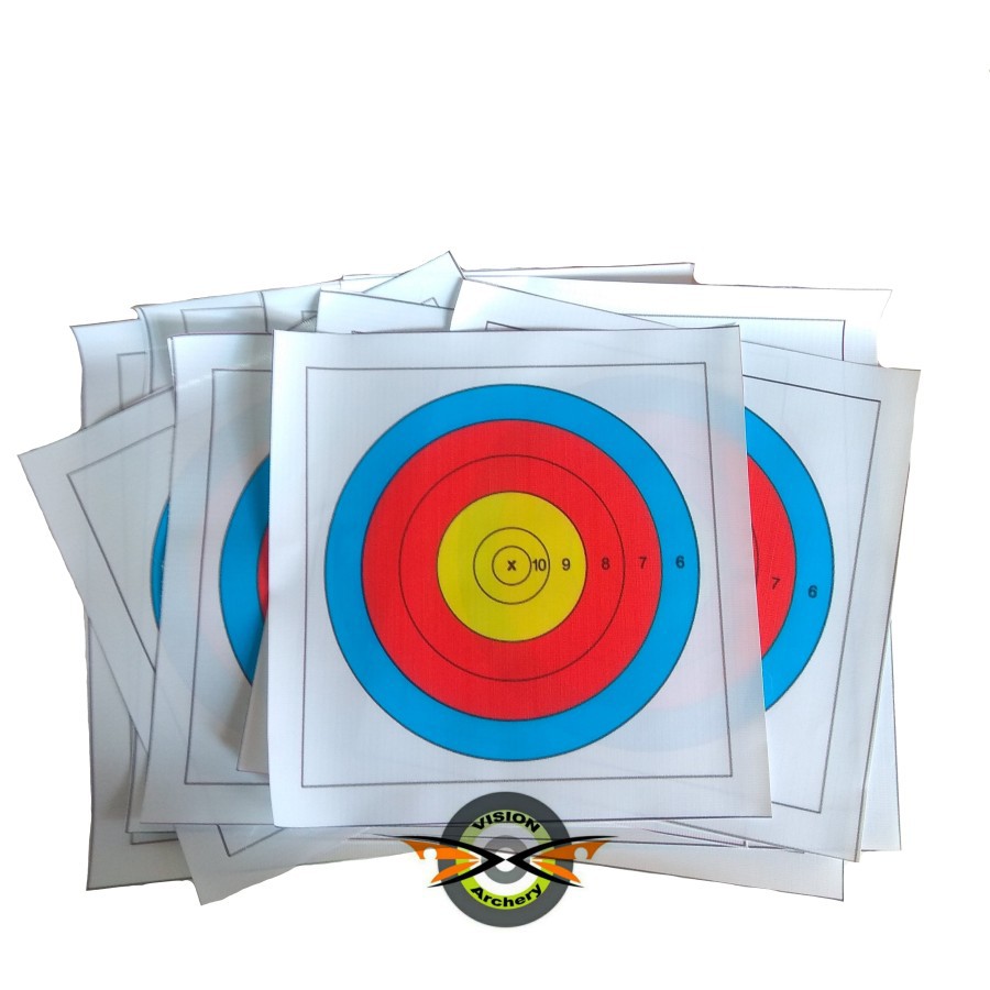 Jual TARGET FACE FITA INDOOR 40cm 5 RING - Refill Latihan Harian ...