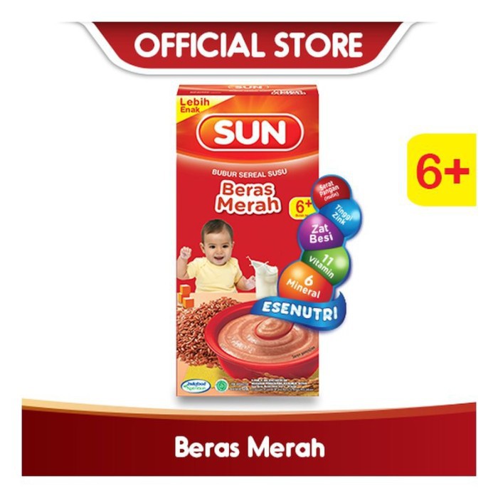 SUN Bubur Sereal Susu 120 g / SUN BUBUR CEREAL SUSU 120 Gr