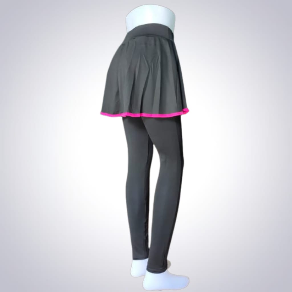 Legging Rok Olah Raga Wanita Spandek-Celana Jogging-Celana Airobic-Celana Zumba-Celana Gym-Celana Bersepeda-sembilanmode