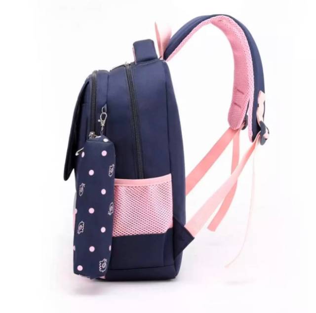 TAS RANSEL ANAK PEREMPUAN RABBIT POLKA NIQABIS