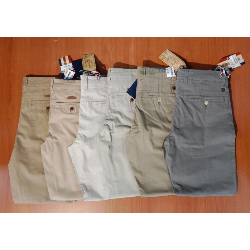 Emba Classic Celana Panjang Chinos Pria Slim Fit Officer Art Loverzigo / Ramayana Sidoarjo