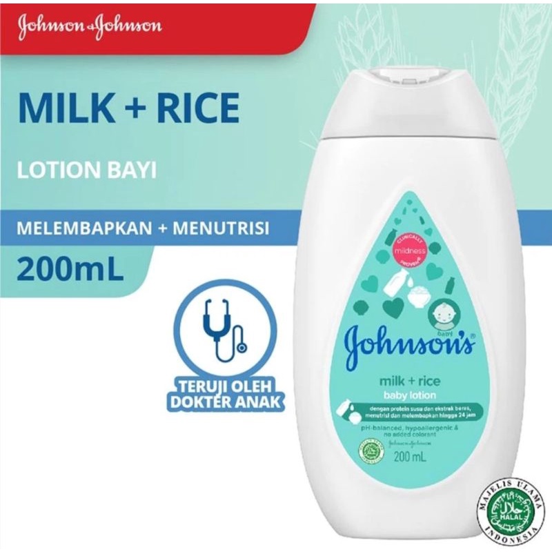 JOHNSON&amp;JOHNSON Baby Milk Lotion 200ml