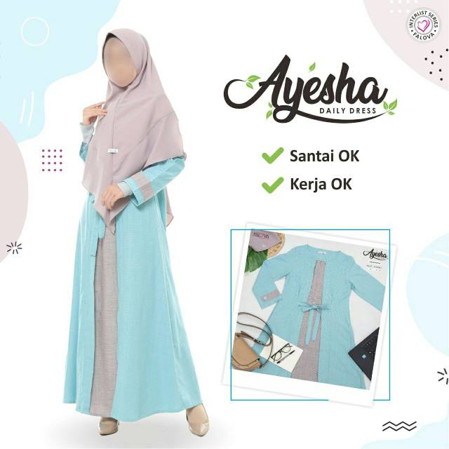 Dress gamis Ayesha by Falova