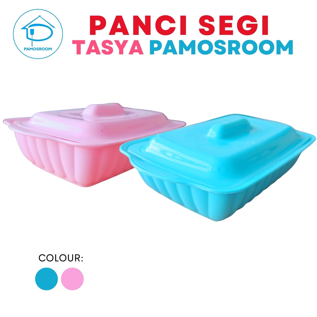 Pamosroom Panci Segi Plastik Panci Tasya Panci Prasmanan Dengan Tutup Plastik Tempat Saji Makanan Bu