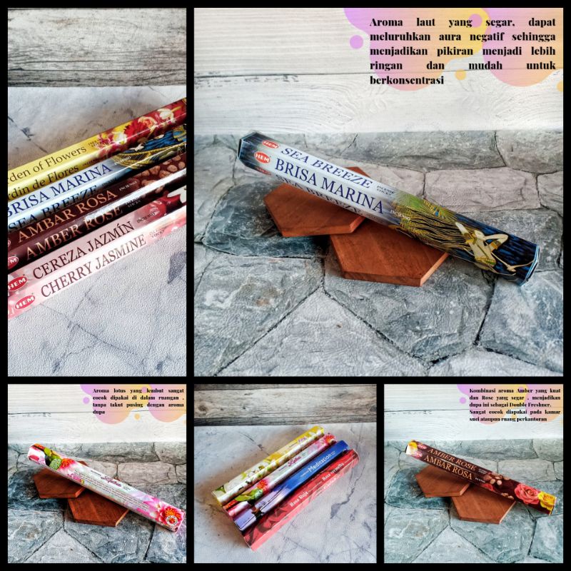 Dupa Darshan Aromatherapy Hexagonal / Darshan Incense Stick Aromatherapy /  Dupa India  / Dupa Hem