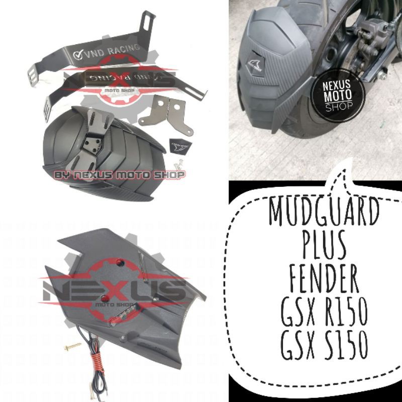 fender mhr gsx r150 mudguard vnd gsx r150 mud guard vnd gsx s150 R150