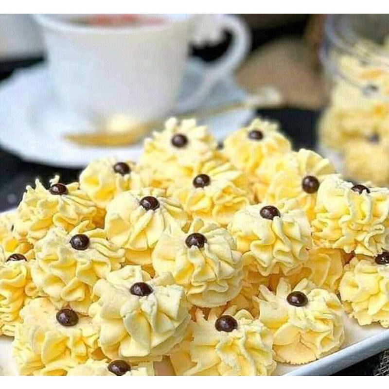 

Kue bunga coklat&vanila
