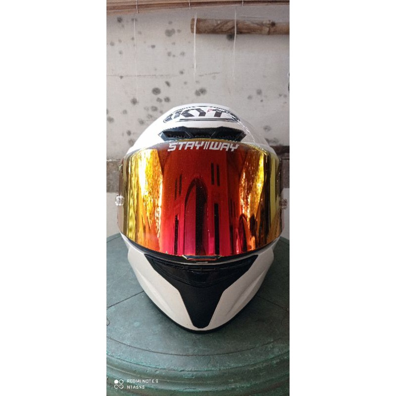 KYT TT Course White Solid