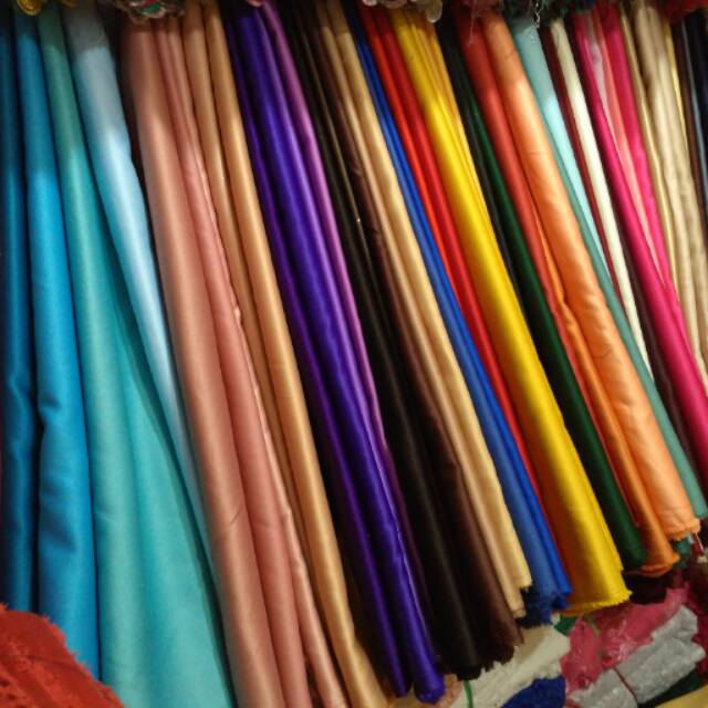 Kain Satin Velvet Saten bridal (0,5 meter)