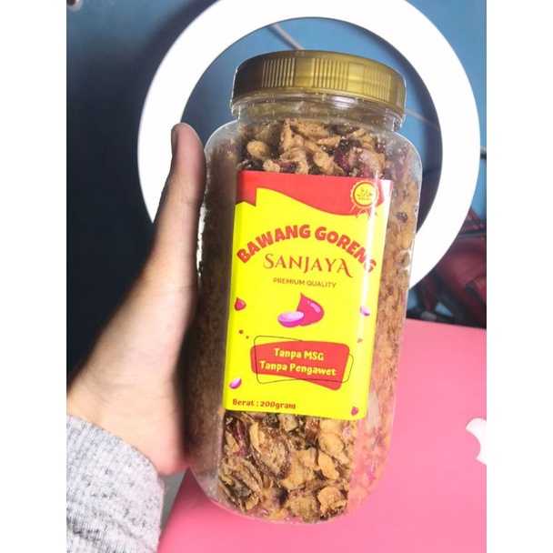 

(READY STOK) Bawang Goreng Sanjaya Tanpa Bahan Pengawet