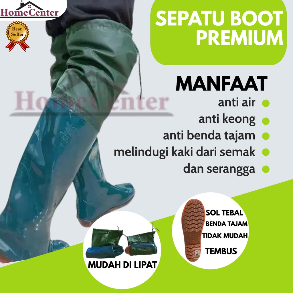 SEPATU BOOT PRIA | SEPATU KARET PANJANG PREMIUM SEPATU BOOT SAWAH SEPATU BOOT PETANI SEPATU SEPATU B