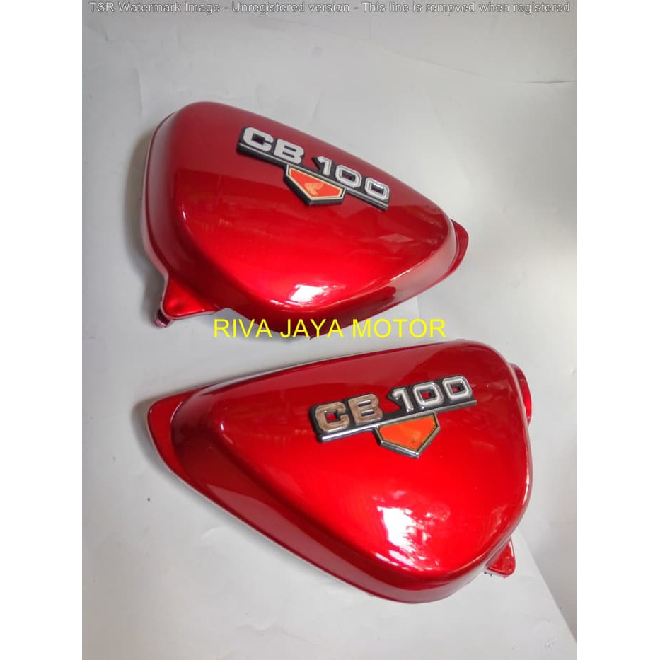 Box Cover Tutup Aki Honda Cb100 Cb 100 Merah Shopee Indonesia