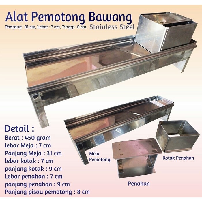 Diskon Pasah Alat Pemotong Atau Pengiris Bawang Stenlis Alat Potong Bawang Kentang Dan Keripik X8e7A3HRWGoen