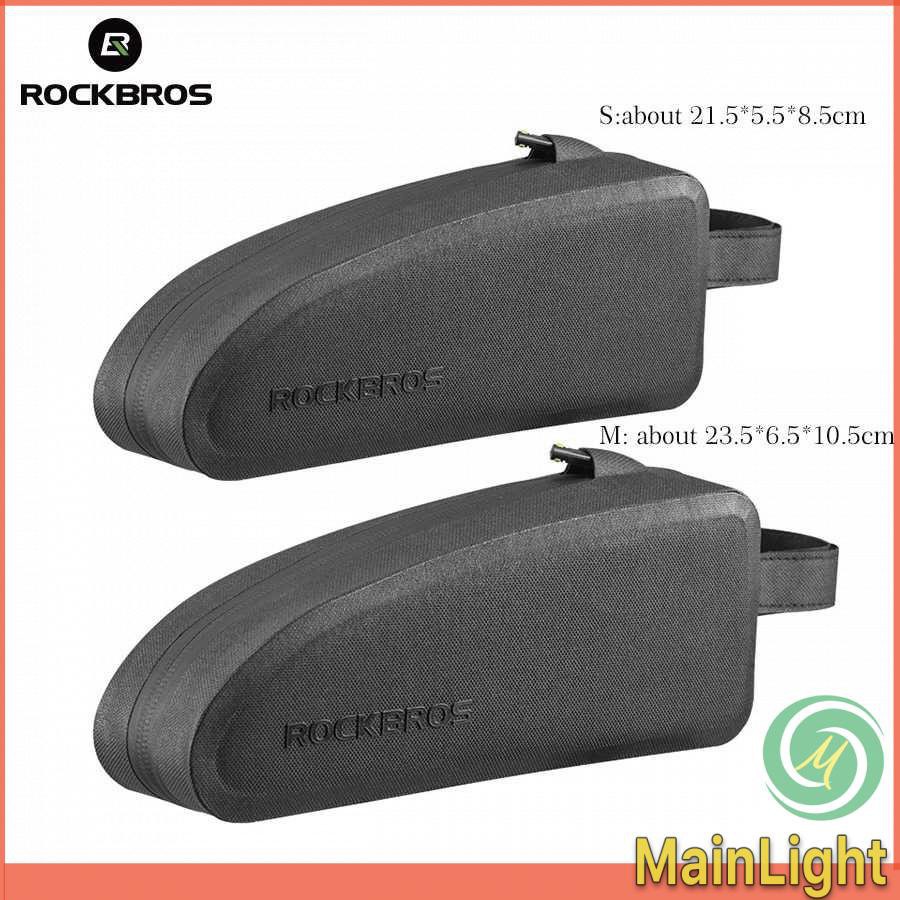 Grab Medan Tas Barang Rangka Sadel Sepeda Waterproof Bag Rockbros  AS-019-1 Hitam