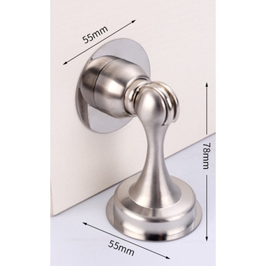 Door Stop Stopper Holder/INDOKERAN - Door Stop Magnet/Stainless Steel Premium Grade 304/bebas pukulan dan bebas pukulan