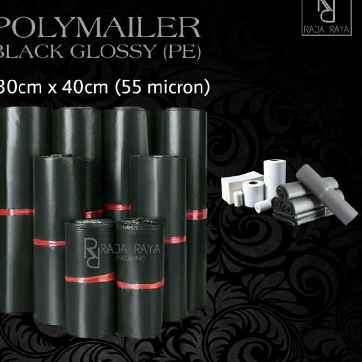

<NuF ☼> [⚜️RR⚜️] Polymailer hitam PE polymailer 30x40 plastik polymailer packing olshop plastik packing online shop ||Koleksi bulan ini