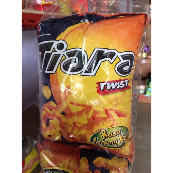 Tiara Twist Rasa jagung bakar (per 5 bks)