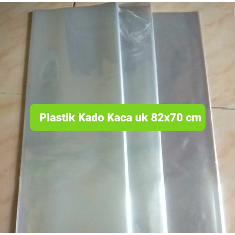 

(Lembaran) Plastik Kado Kaca Bening Polos | Plastik Parcel | Plastik Hantaran | Plastik Bening