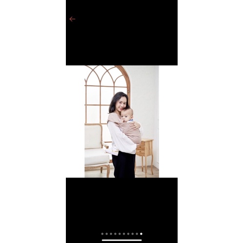 gendongan geos warna latte uk L - timang - preloved