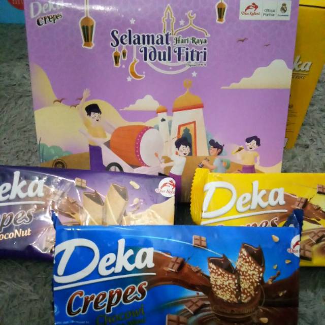 DEKA CREPES KEMSASAN IDUL FITRI ISI 3 @ 100 GR