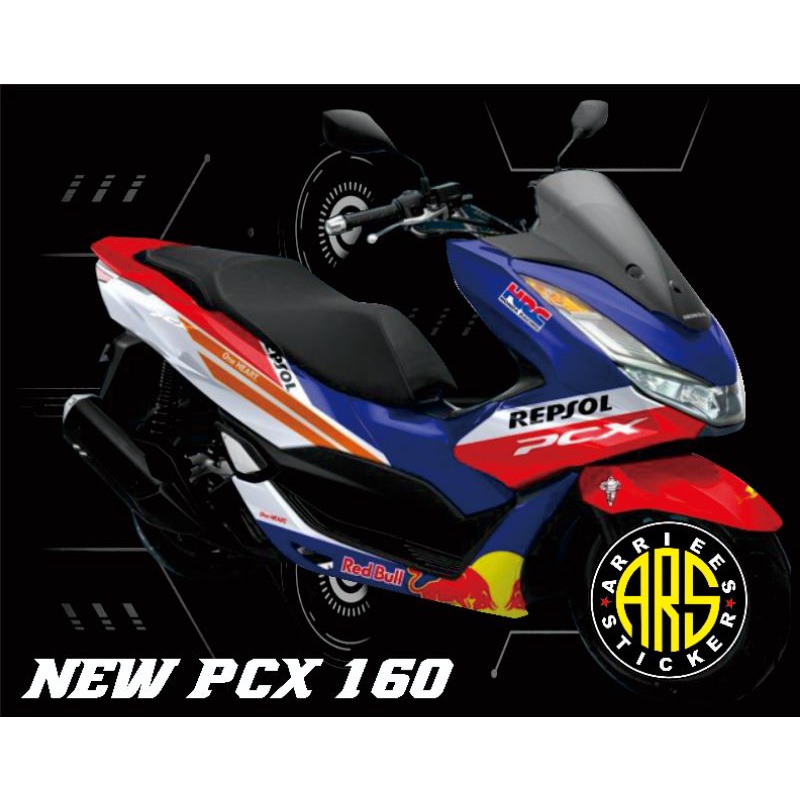 STICKER DECAL HONDA NEW PCX 160 FULL BODY - DECAL PCX NEW 160 FULL BODY