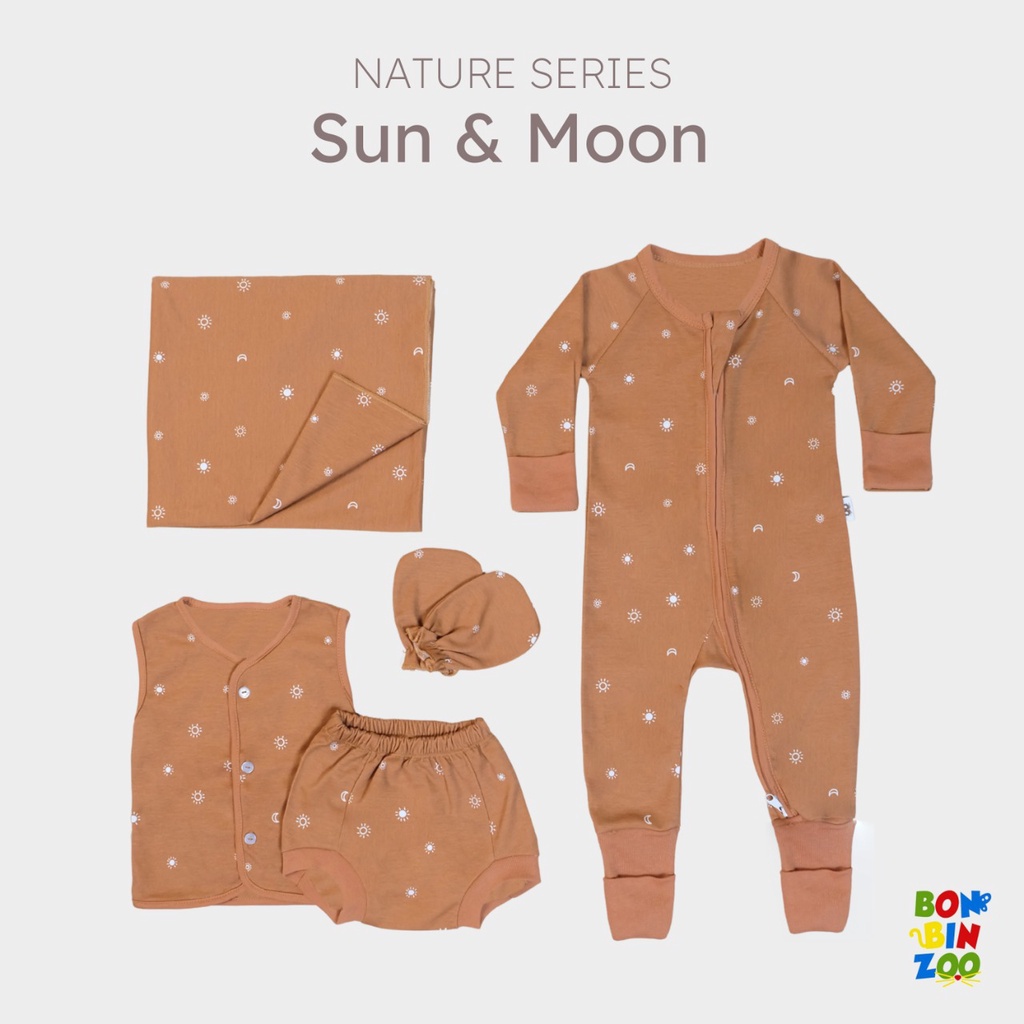 BONBINZOO ZIPPER SLEEPSUIT - NATURE SERIES