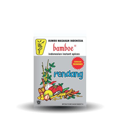 

Bumbu Instan Bamboe Mini Rendang Kemasan Ekonomis, Tanpa Extract, Essence & Pewarna Buatan