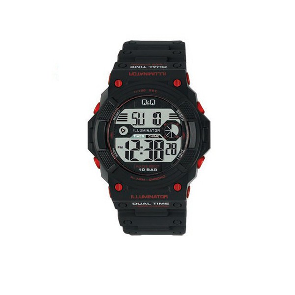 SALE Jam Tangan Remaja Pria Casual Sporty Rubber Digital Original Q&amp;Q QNQ QQ M140 M140J Series