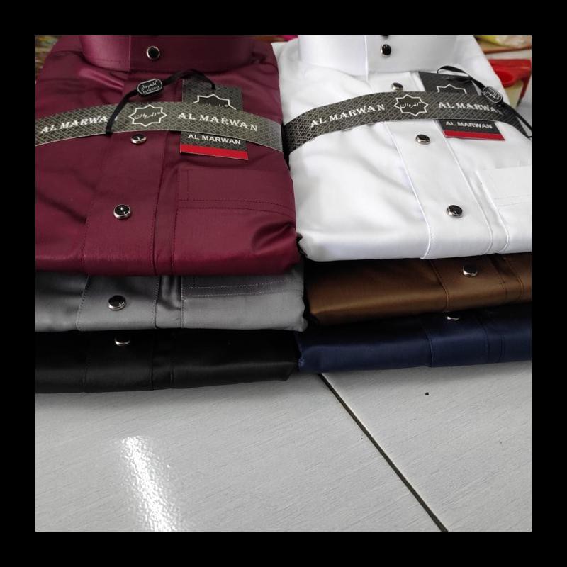 NEW JUBAH HARAMAIN AL MARWAN NON MANSET KOKO LAKI-LAKI TERMURAH ALH