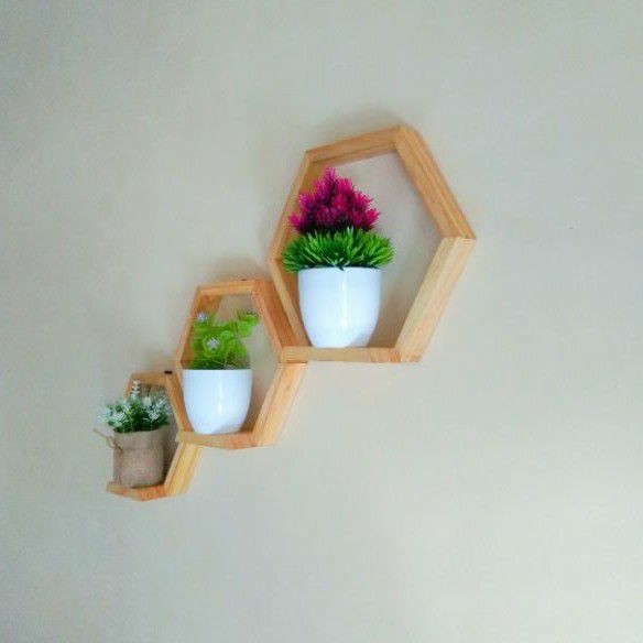 Jual hiasan dinding segi enam | Shopee Indonesia