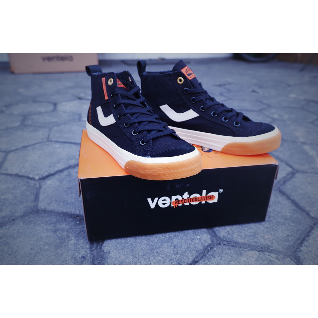 SEPATU VANTELA HARD13 NOIR HIGH ORIGINAL