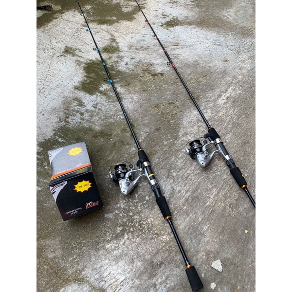 SATU SET/PAKET JORAN PANCING SPINNING KUJIRA 8-17LBS MAXDRAG 8KG + REEL DAIDO