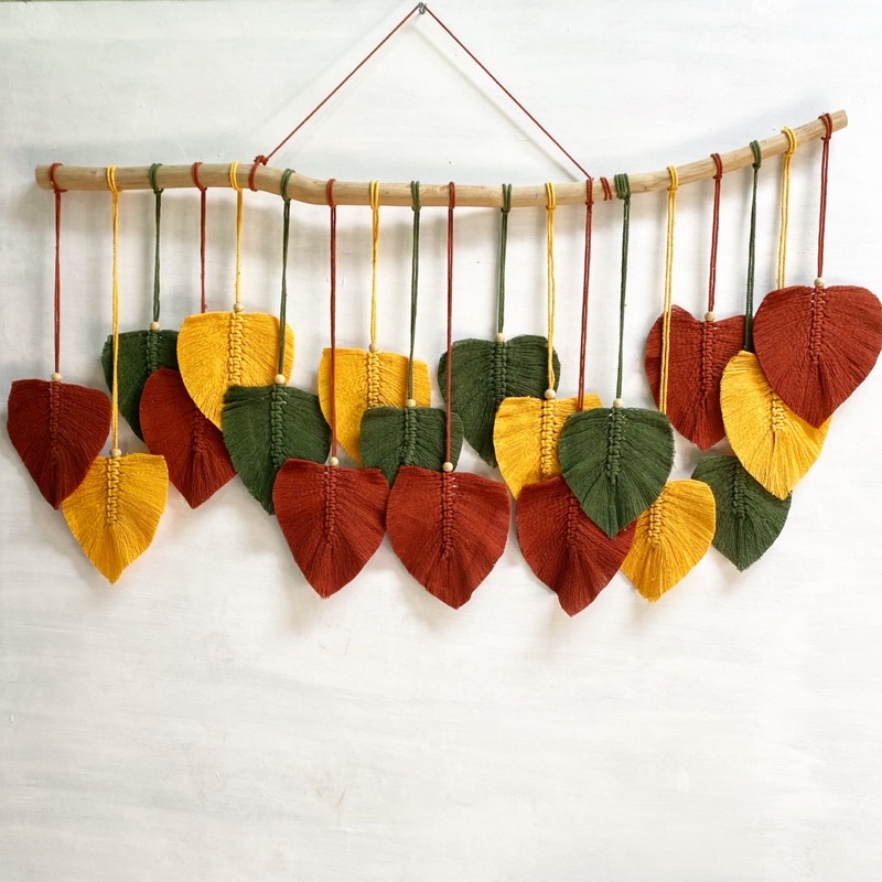 macrame leaf daun 150cm