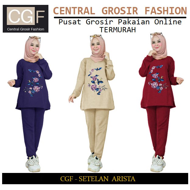 CGF 65270-69118 SETELAN ARISTA Baju Setelan Fashion Wanita Model Terbaru,Terkini,Termurah &amp; Terlaris