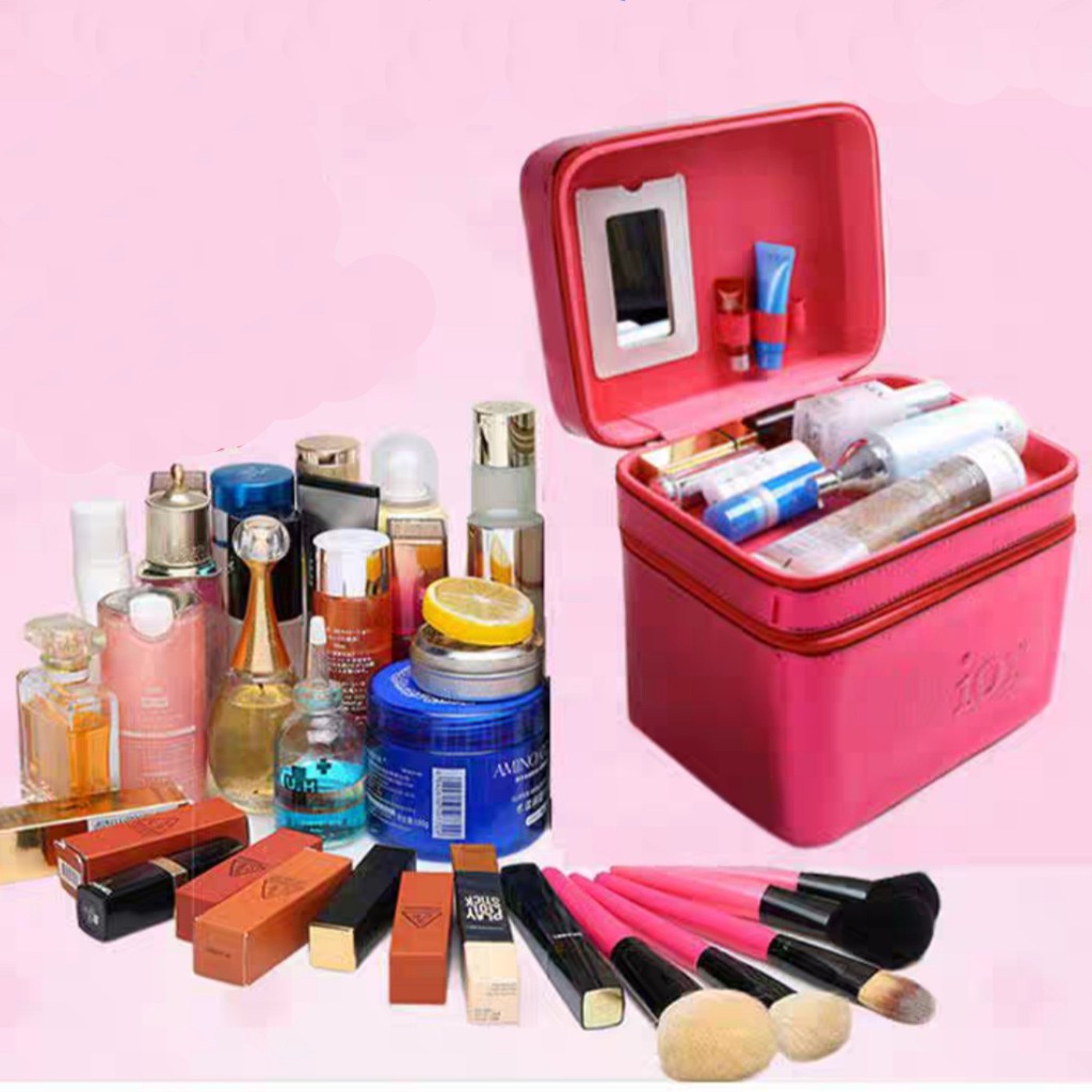  COD Kotak  Make  Up  Box Kosmetik Beauty Case Tempat 