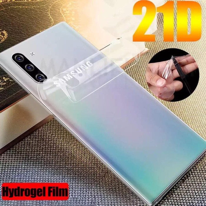 SAMSUNG M11 M21 M31 M51 ANTI GORES HYDROGEL BELAKANG CLEAR MATTE ANTI MINYAK BACK SKIN GARSKIN ANTI JAMUR PELINDUNG BELAKANG