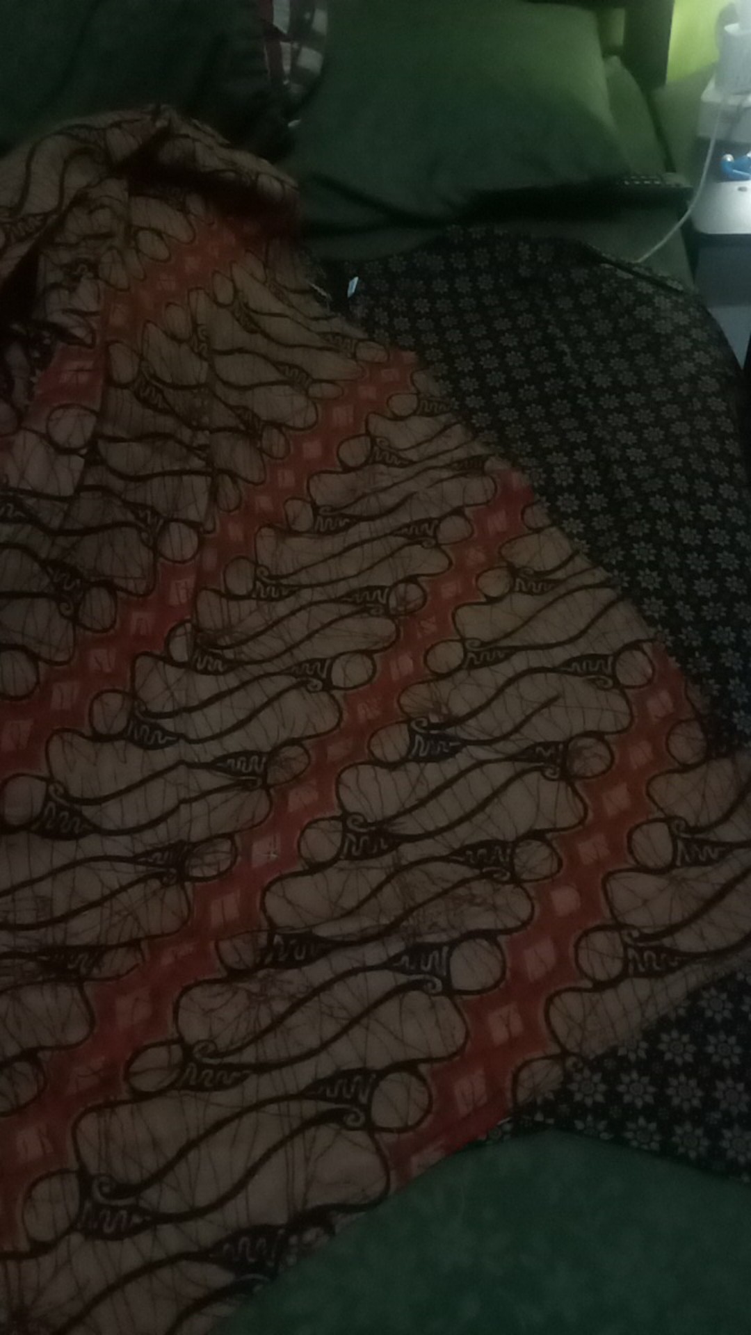 Tey-17 Batik Wanita Asj Sa Hrb026 Kenongo Kemeja Tosca Pendek