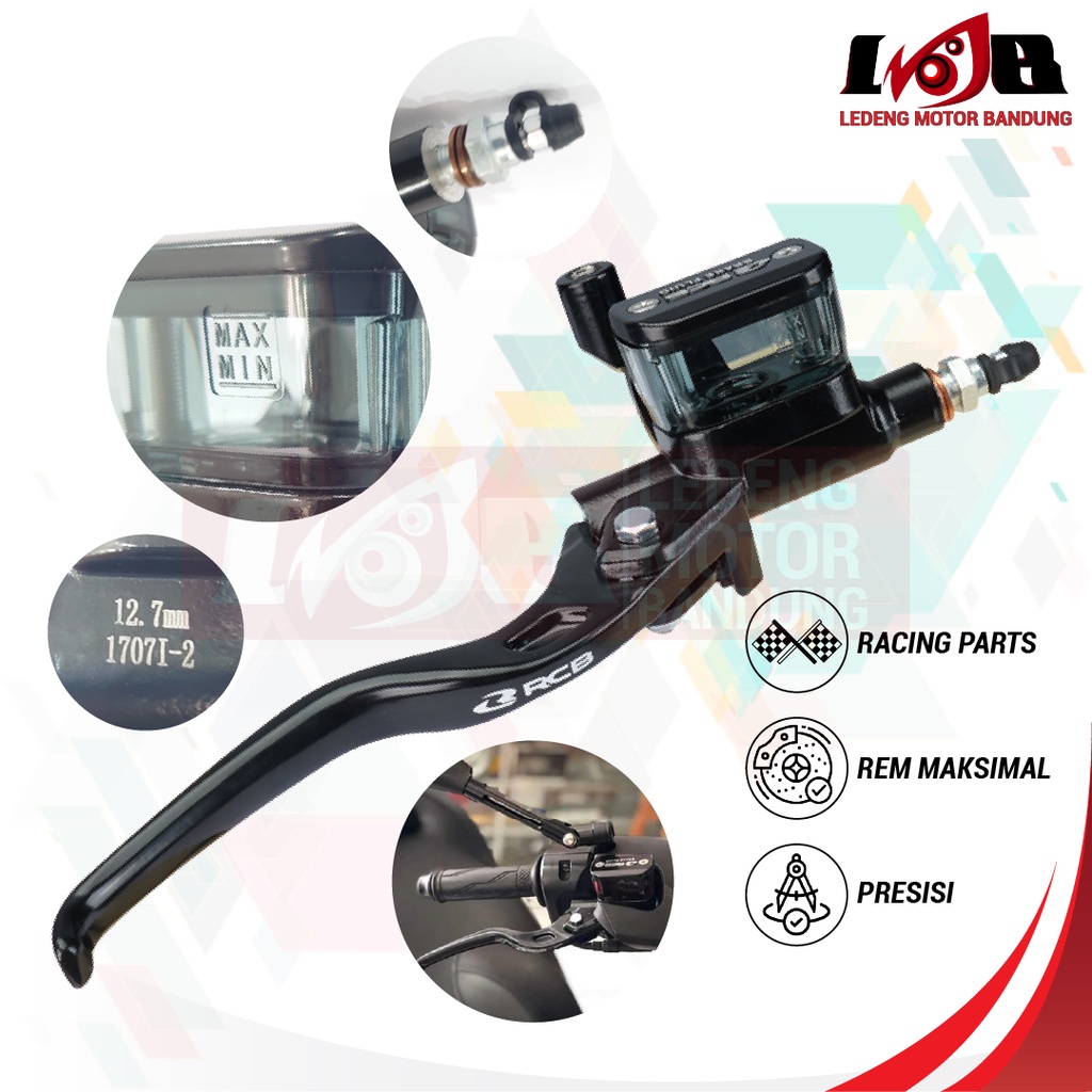 RCB Master Rem E3 Tabung Kotak Handel Kanan RH Racing Boy Universal Matic Bebek Sport