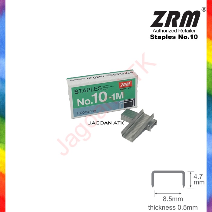 

Isi Staples No.10 / Refill Hekter No.10 ZRM 20 box