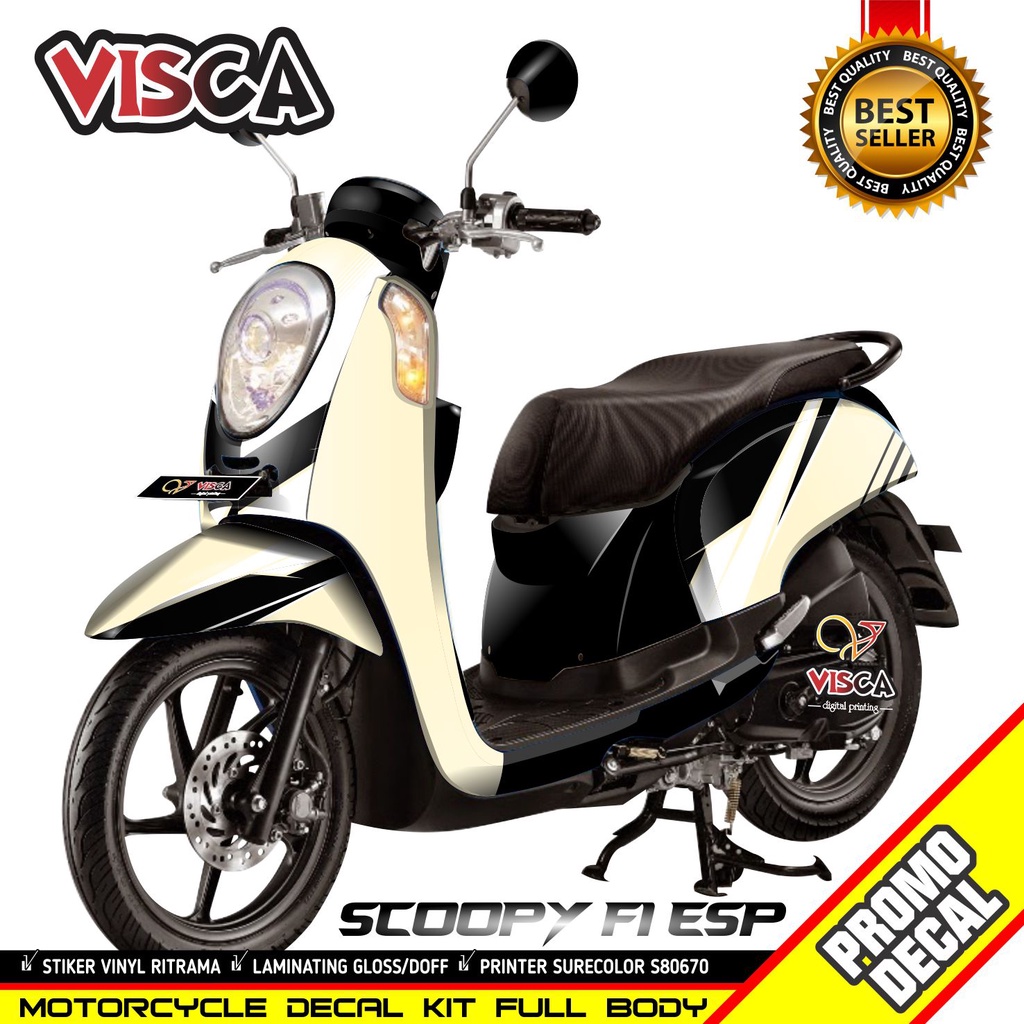 Stiker Decal Scoopy Decal Stiker Scoopy Stiker Decal Motor Scoopy Decal Stiker Scoopy fi SCFE001