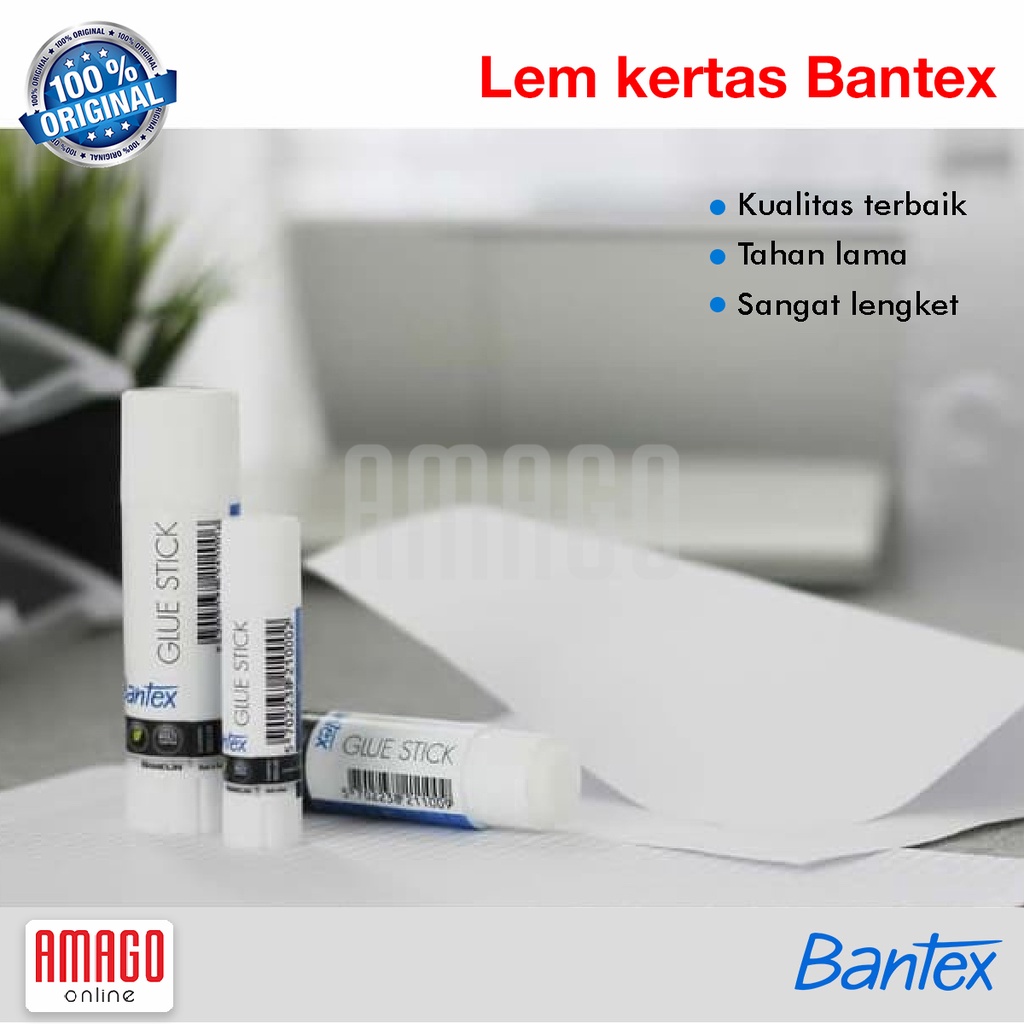 BANTEX GLUE STICK - LEM KERTAS BANTEX - PILIH UKURAN