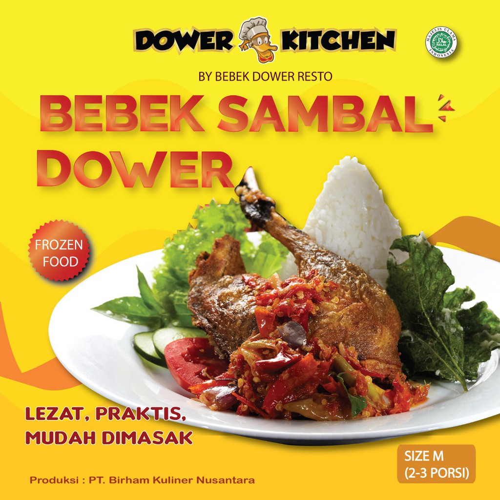 Jual Bebek Dower Frozen Food Bebek Ungkep Sambal Dower Size M 2 3 Porsi 400 Gram Indonesia Shopee Indonesia