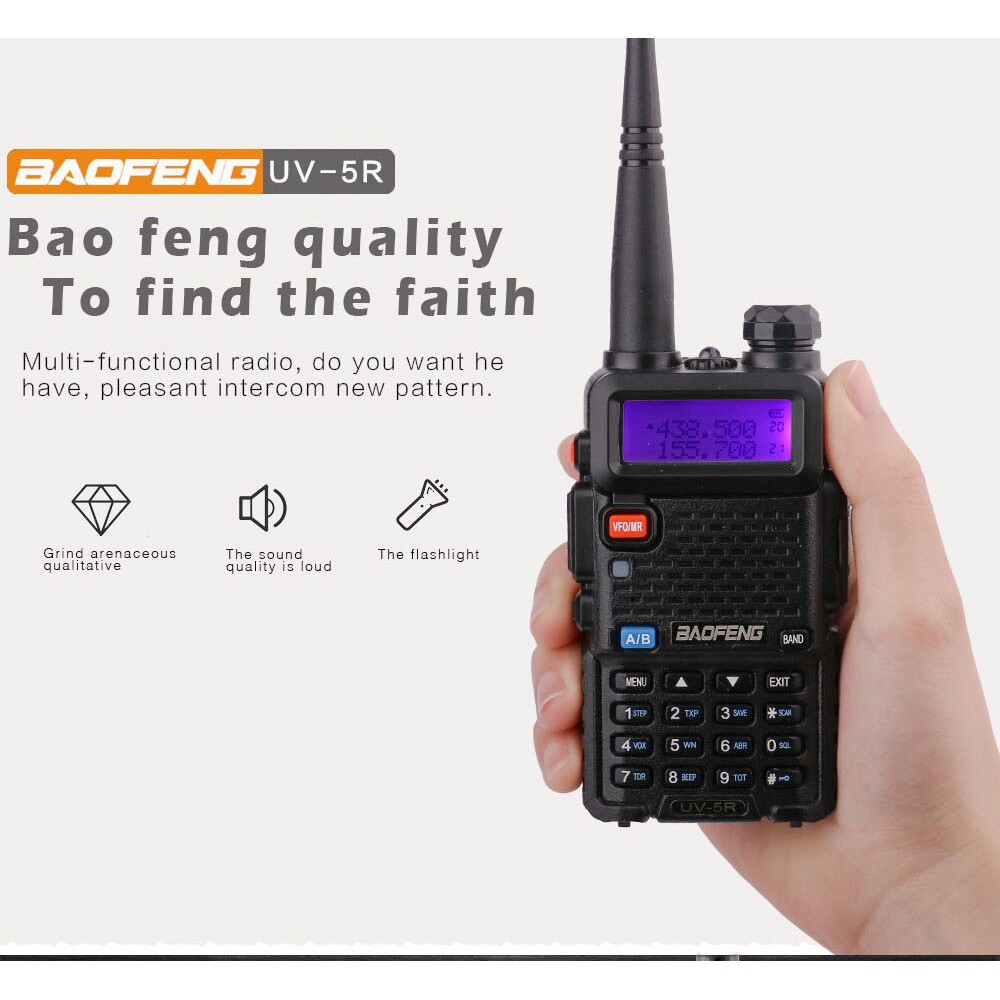 BAOFENG UV-5R Dual Band Walkie Talkie