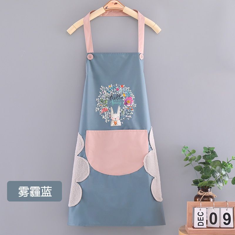 Celemek Masak Apron Waterproof Kain Dapur Motif Kartun Premium Quality