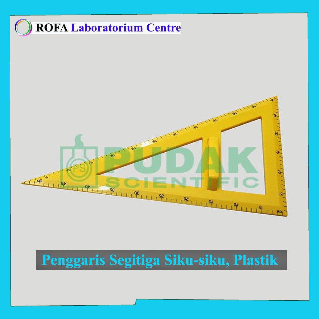 

Penggaris Segitiga Siku-siku Besar / Mistar Segitiga Besar Guru