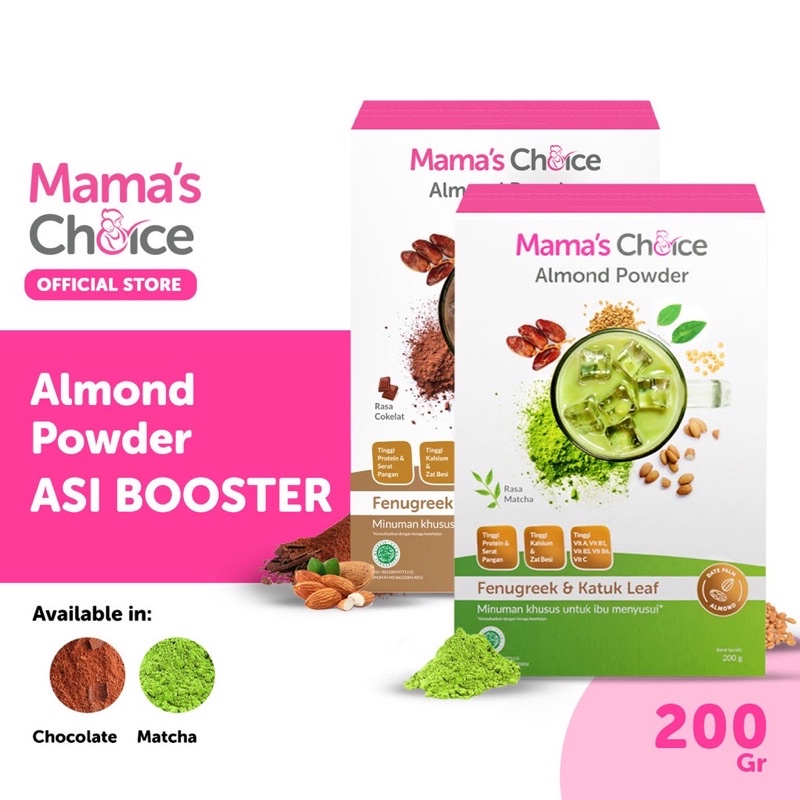 Asi Booster | Mama's Choice Almond Powder - Pelancar ASI Ibu Menyusui