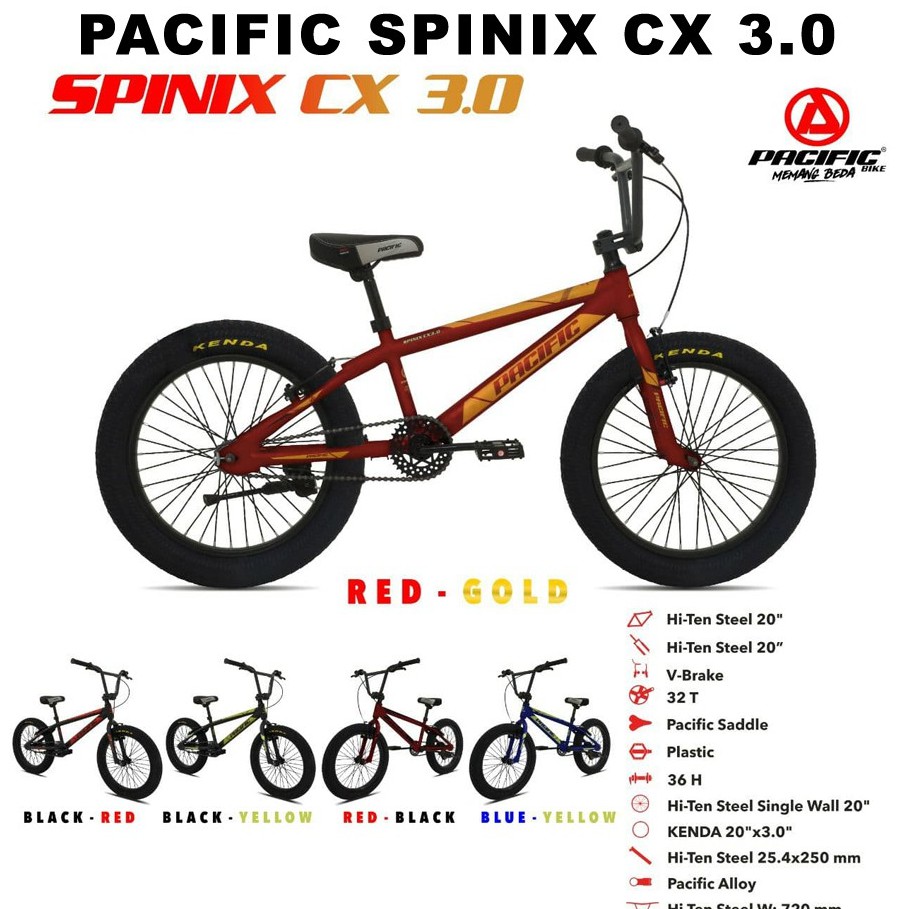 Sepeda BMX 20 Inch Pacific Spinix CX 3.0